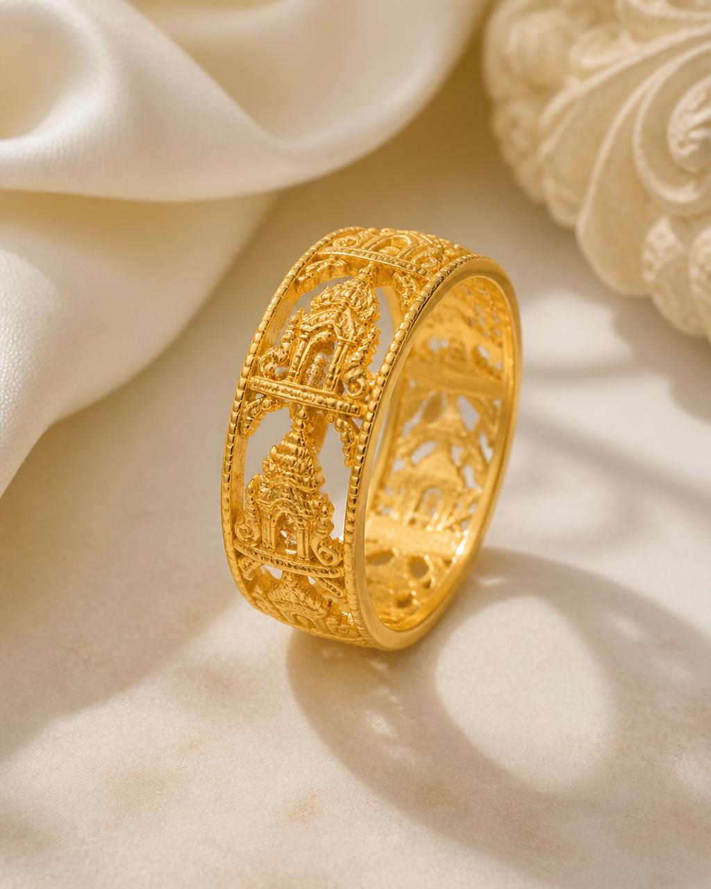 Temple Filigree Band — Jummaka Jewellery