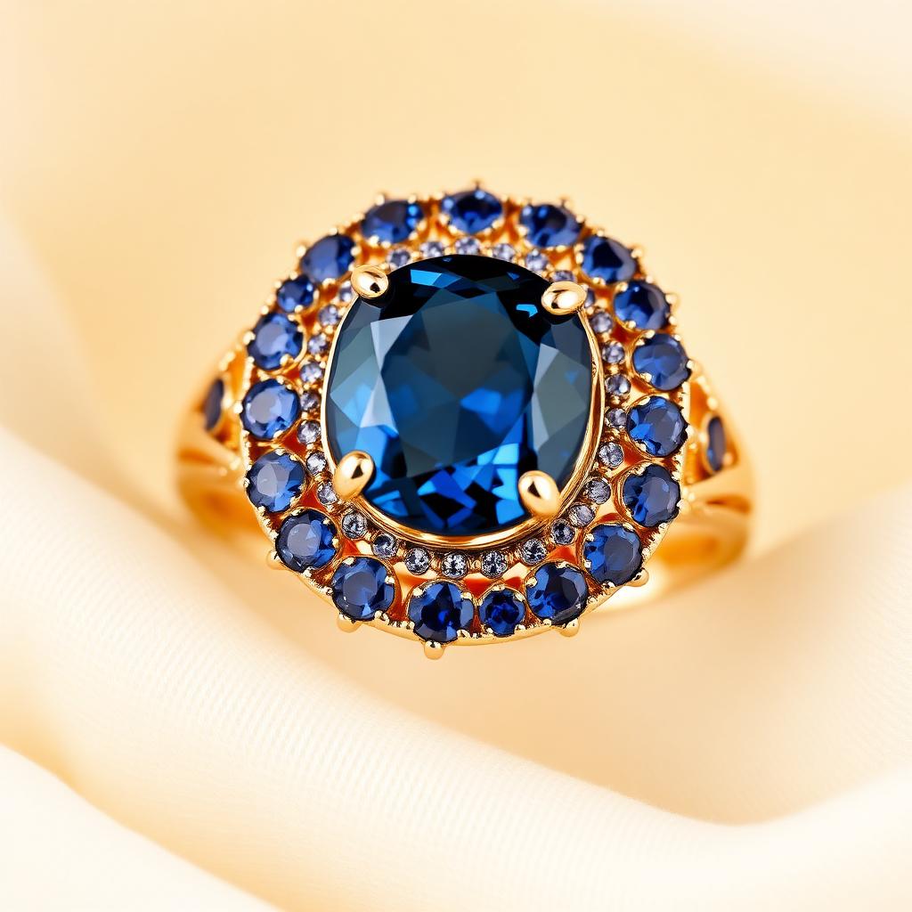Ceylon Sapphire Ring — Jummaka Jewellery