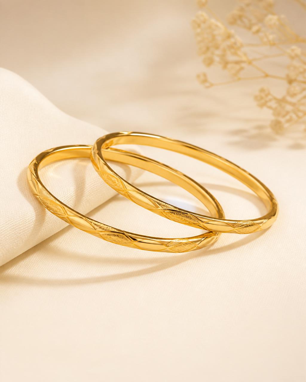 Sleek Daily Wear Bangles — Jummaka Jewellery