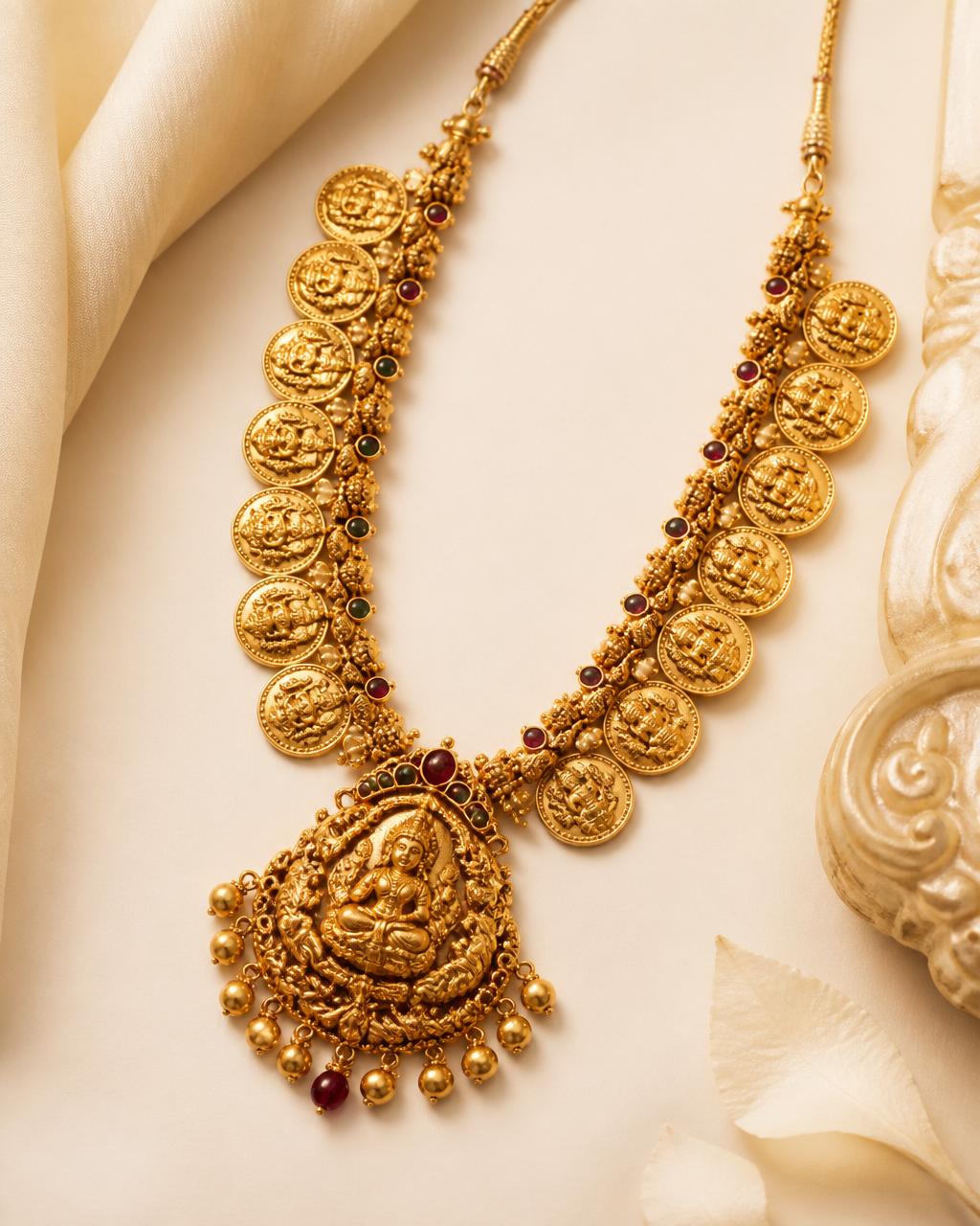 Temple Coin Necklace — Jummaka Jewellery